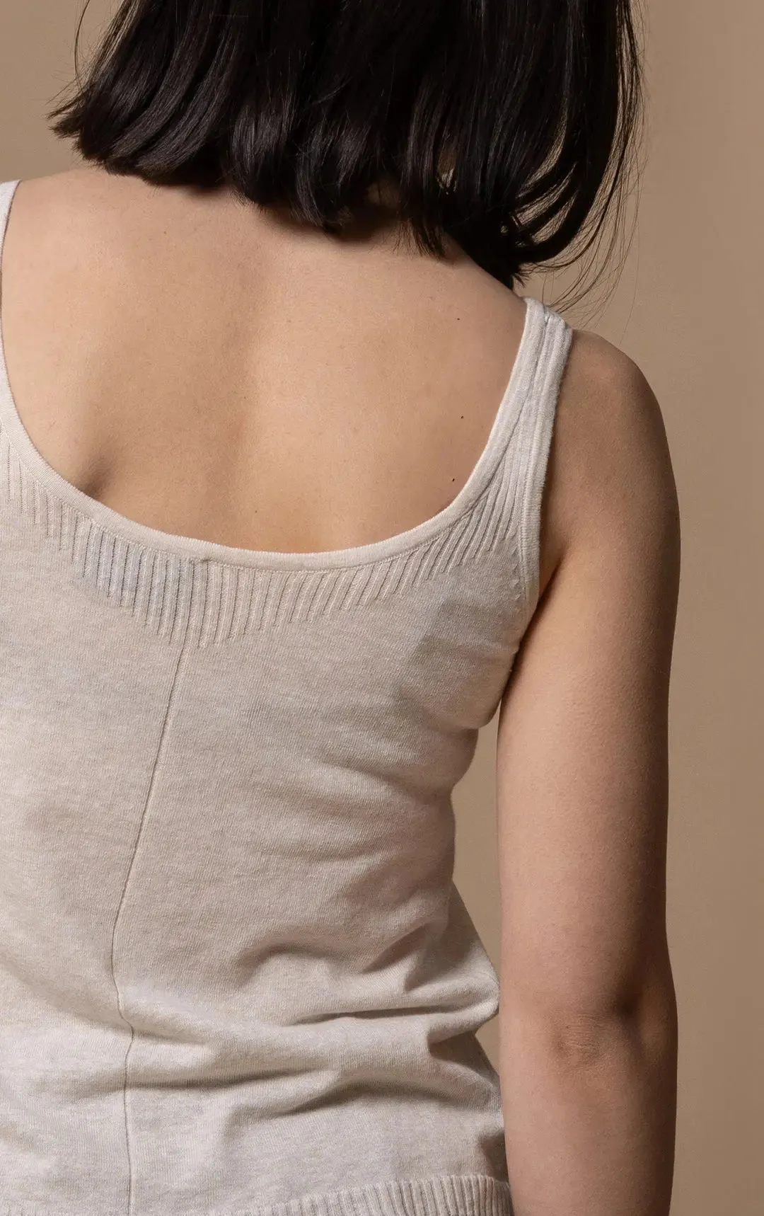 14GG COTTON LINEN CAMI - CLEARANCE