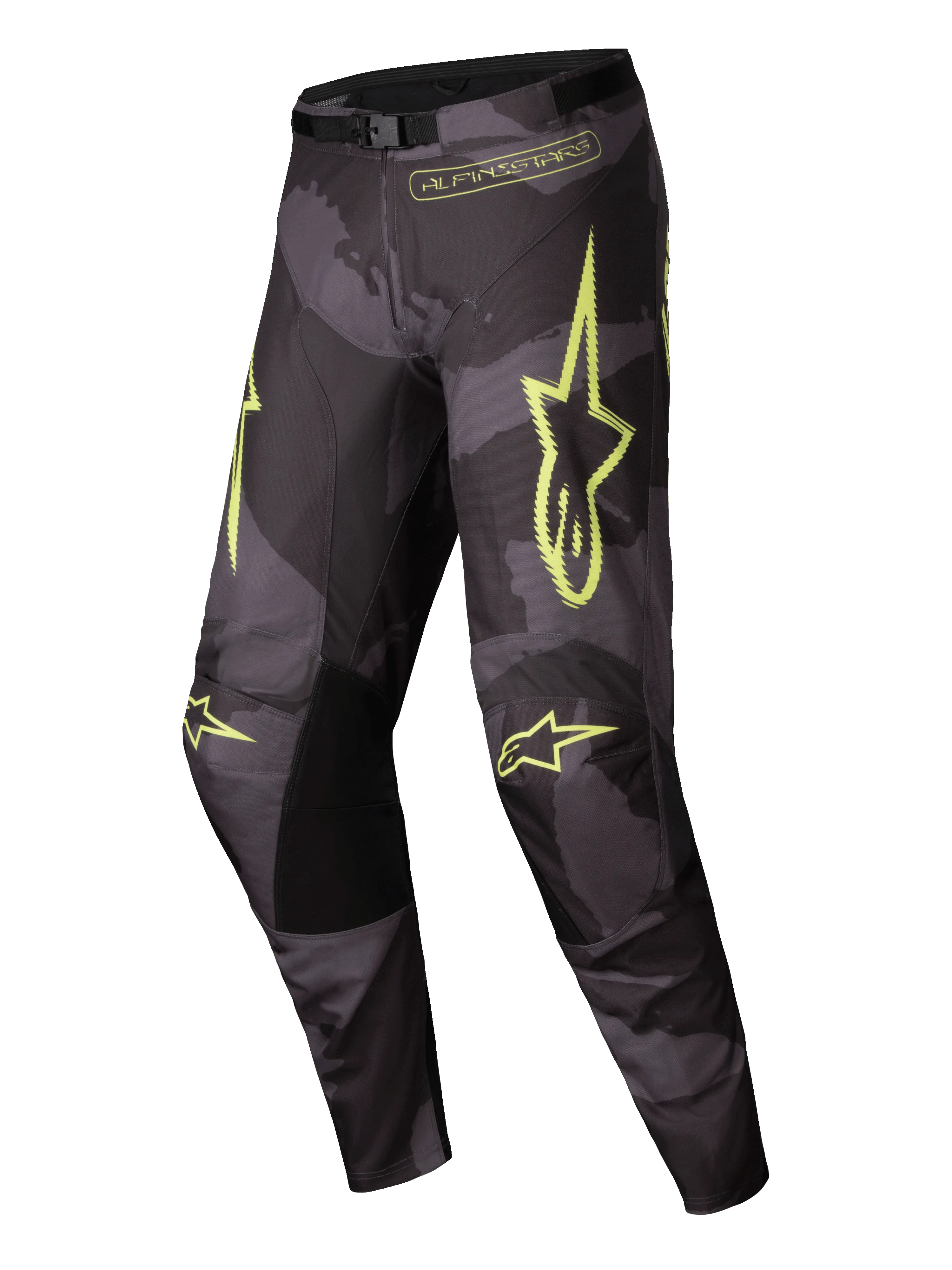 2025 Alpinestars Racer Hollow Pant Dark Camo Fluo Yellow