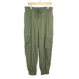 Abercrombie & Fitch Olive Utility Joggers- Size XL (Inseam 26”)