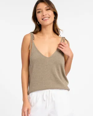 Adalynn Tie Sweater Tank