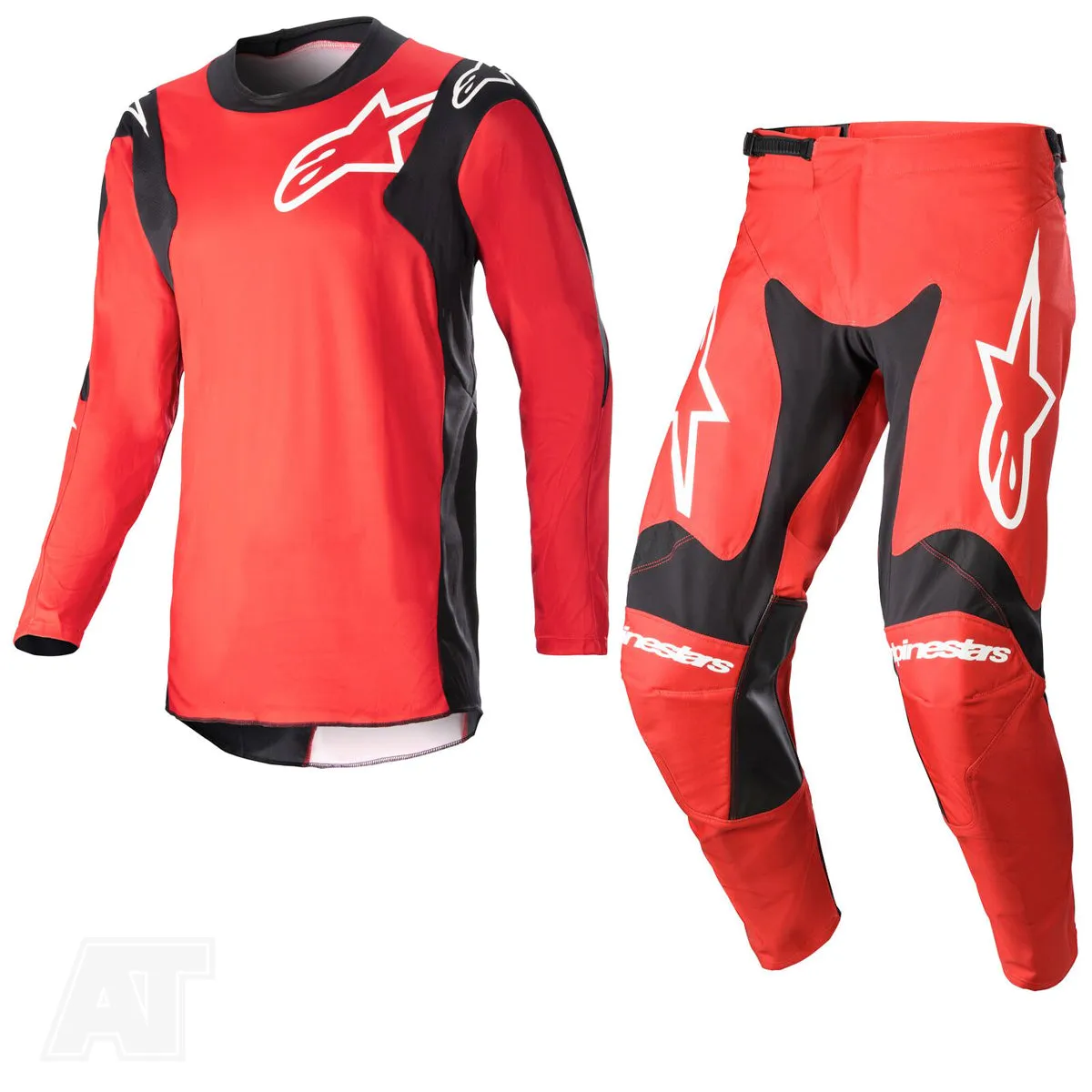 Alpinestars Racer Hoen Mars Red Black Motocross Kit Combo