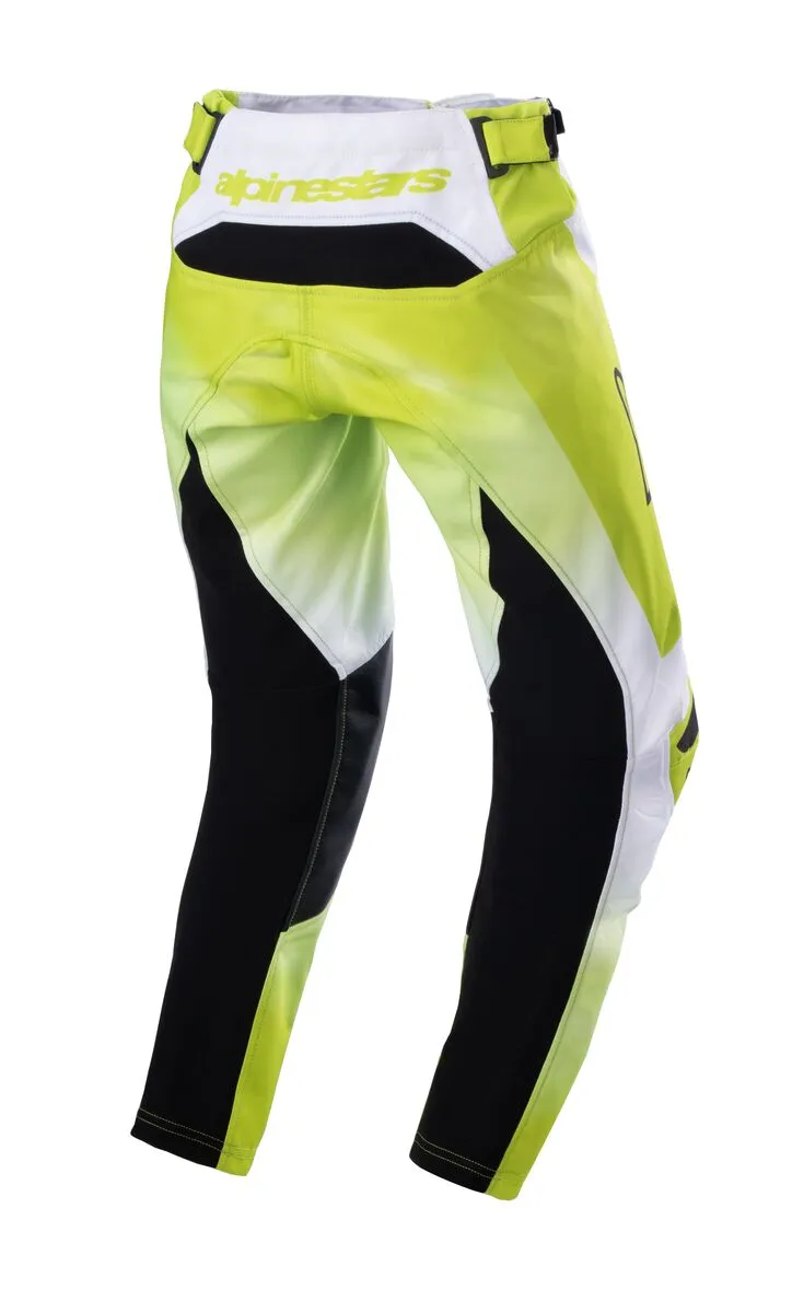 Alpinestars Youth Racer Push Yellow Fluo White Pants