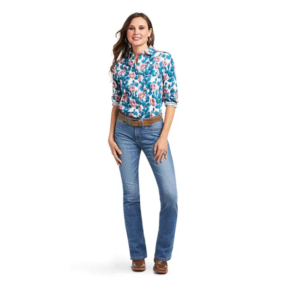 Ariat Womens Kirby Stretch Hibiscus Cactus