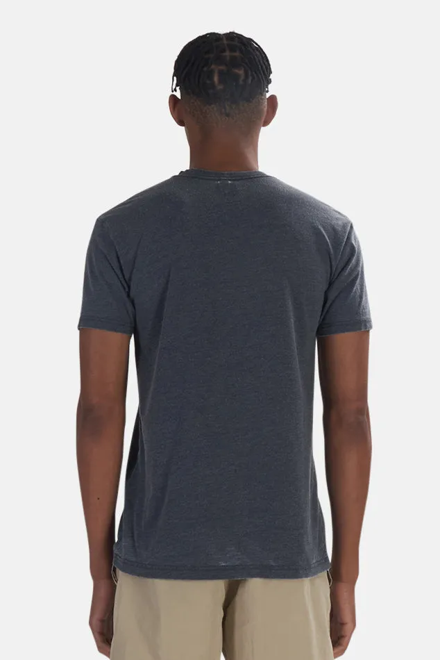 Basic Burnout Tee Charcoal