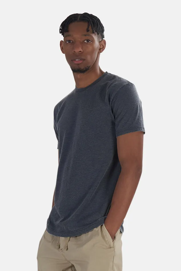 Basic Burnout Tee Charcoal