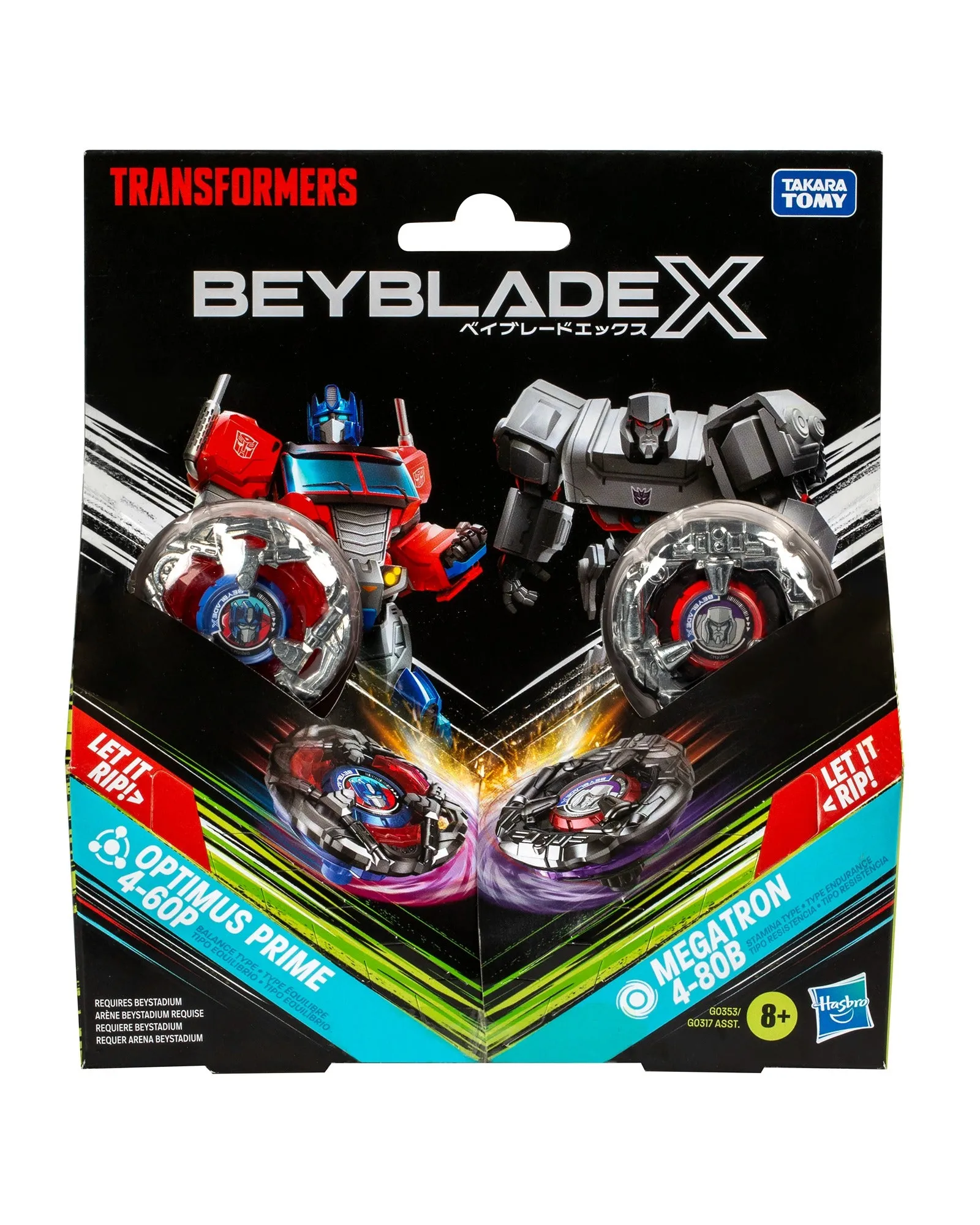 Beyblade X Transformers Collab Multipack - Assorted