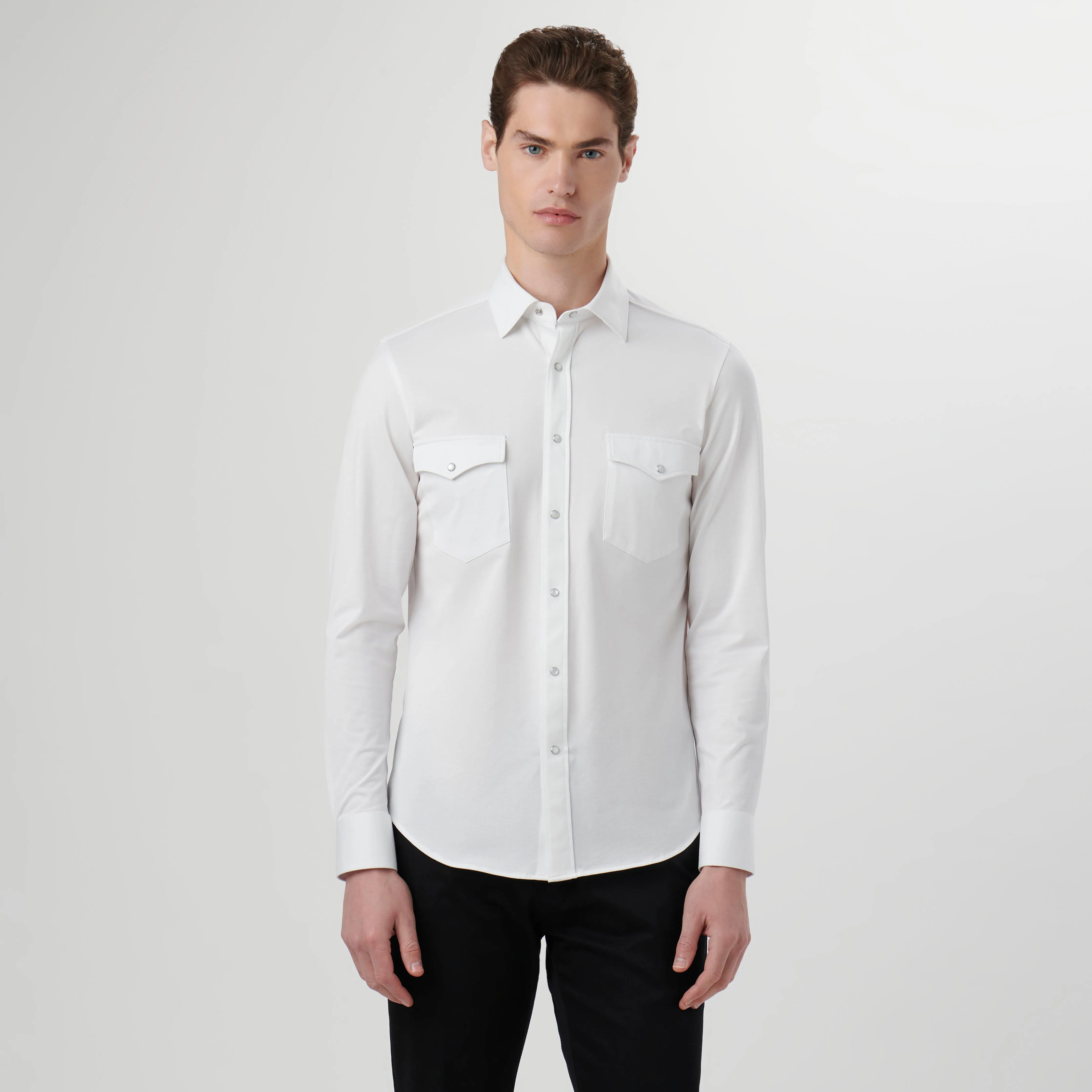 Bill Solid OoohCotton Western Shirt