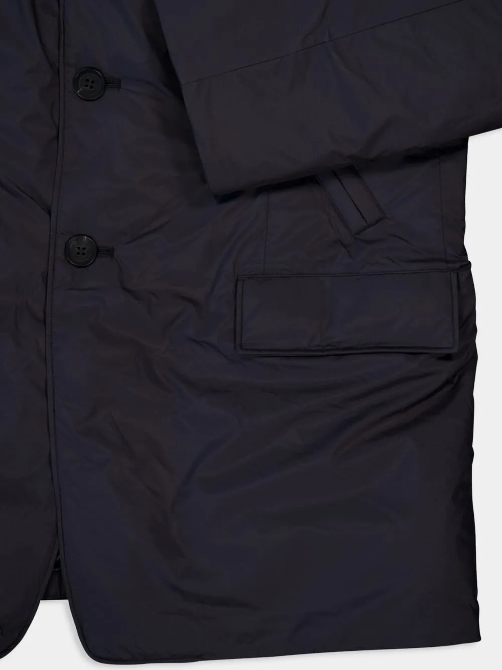 Black Multi-Pocket Padded Jacket