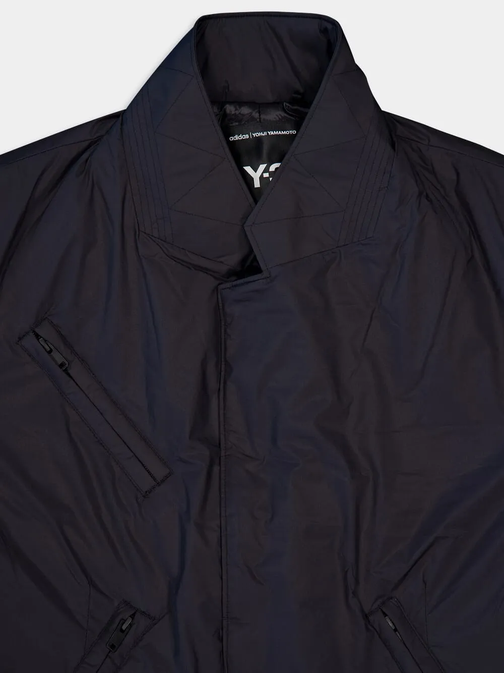 Black Multi-Pocket Padded Jacket