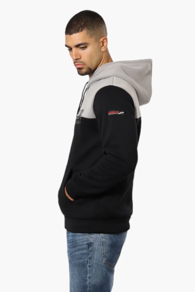 Canada Weather Gear Colour Block Embroidered Logo Hoodie - Grey