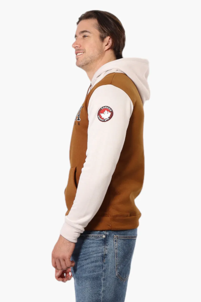 Canada Weather Gear Colour Block Hoodie - Brown