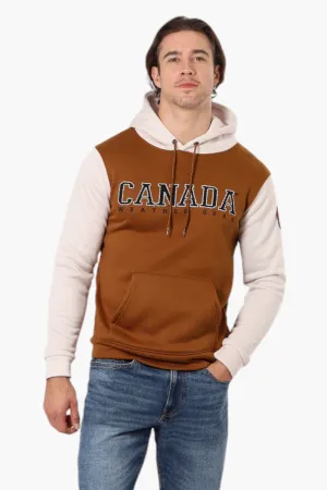 Canada Weather Gear Colour Block Hoodie - Brown