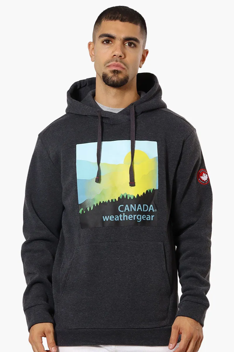 Canada Weather Gear Forest Graphic Hoodie - Grey