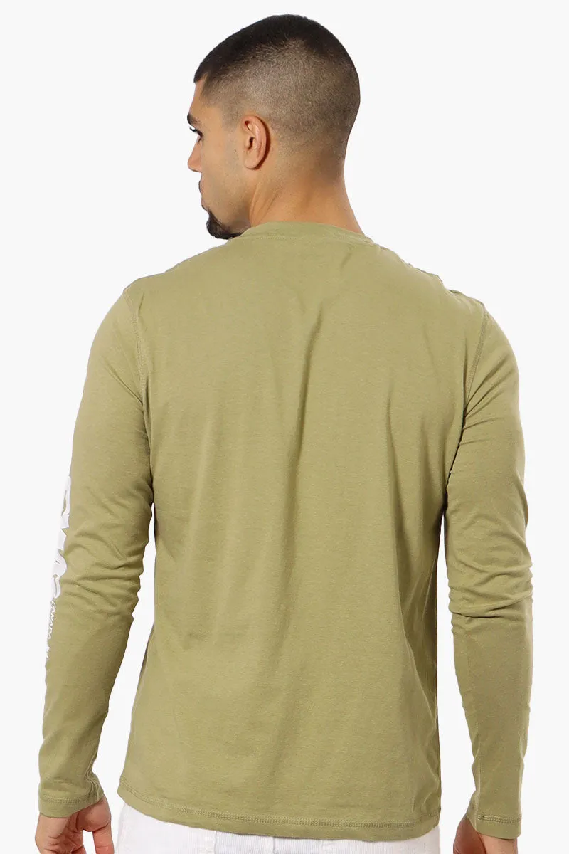 Canada Weather Gear Logo Sleeve Long Sleeve Top - Olive