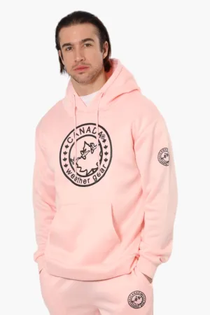 Canada Weather Gear Solid Centre Logo Hoodie - Pink