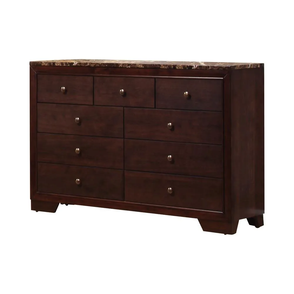 Conner Collection - Conner 9-drawer Rectangular Dresser Cappuccino