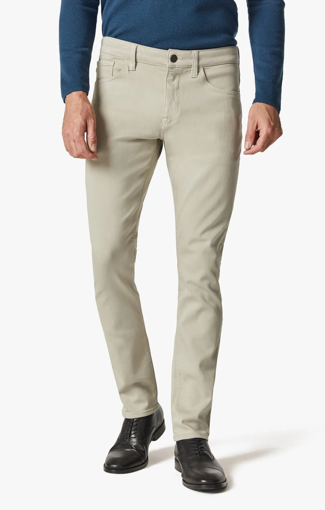 Cool Tapered Leg Pants In Stone Comfort