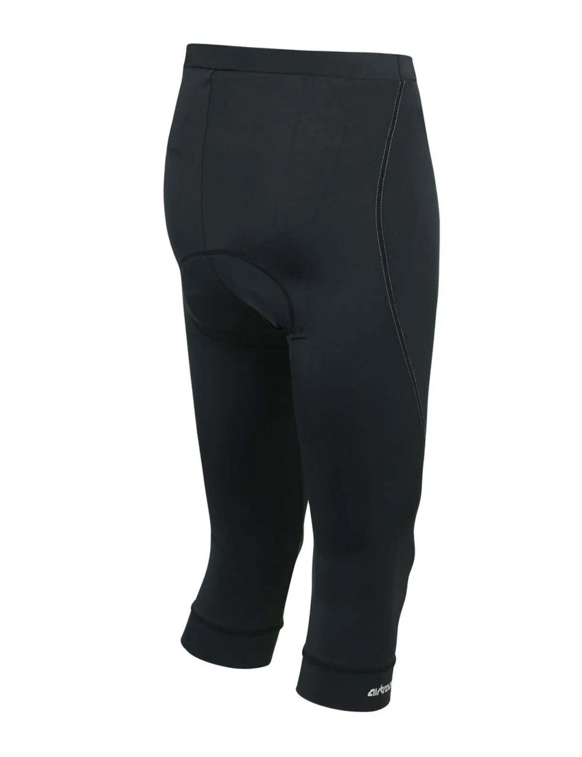 Damen Fahrradhose 3-4 Lang Comfort Line Schwarz