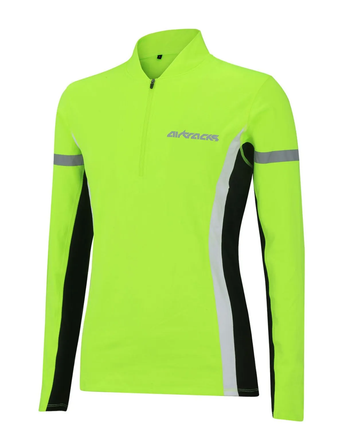 Damen Thermo Funktions Laufshirt Langarm Neon