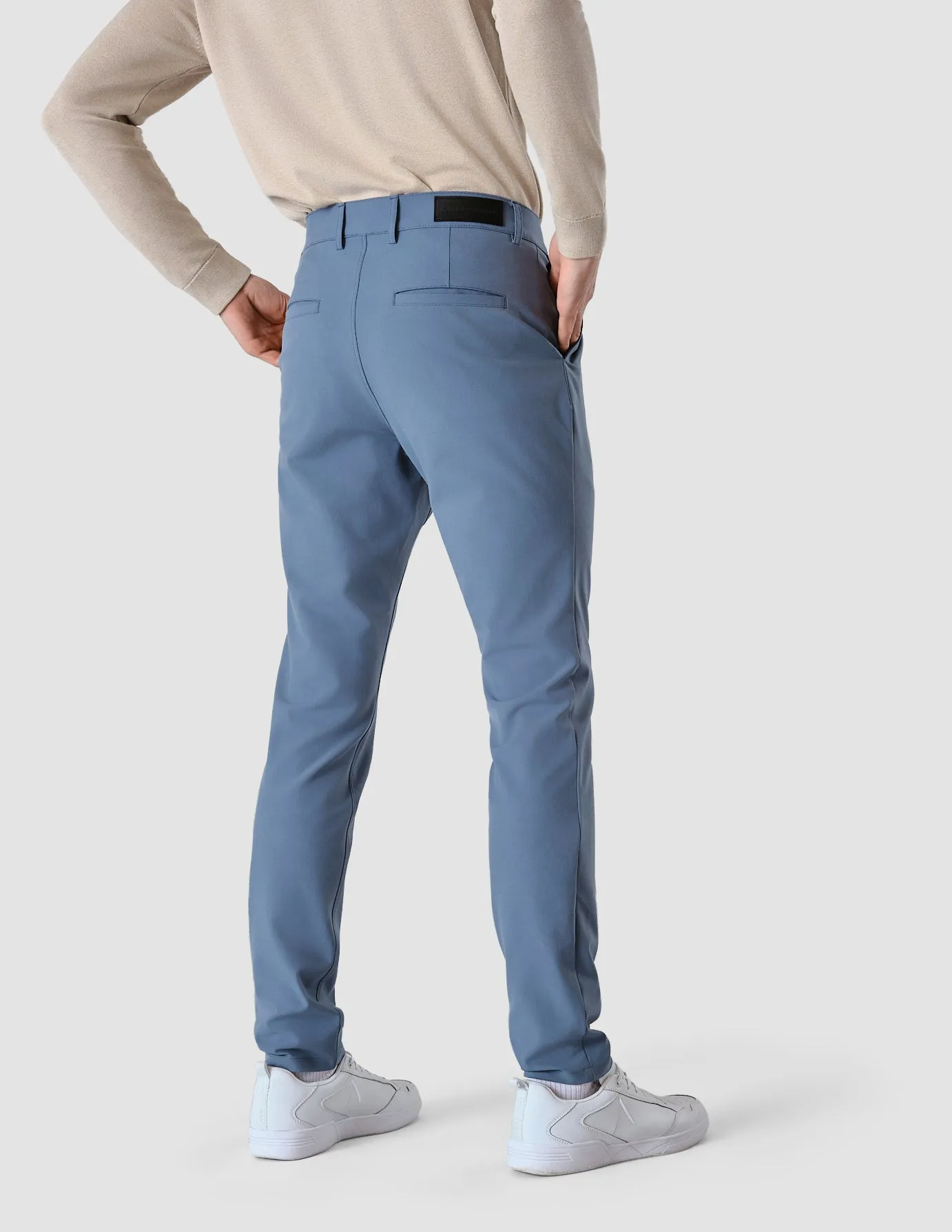 Essential Pants Slim Blue Mirage