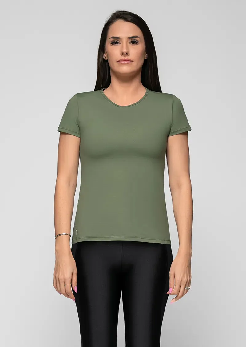 Essentials Laura T-Shirt - Military Green