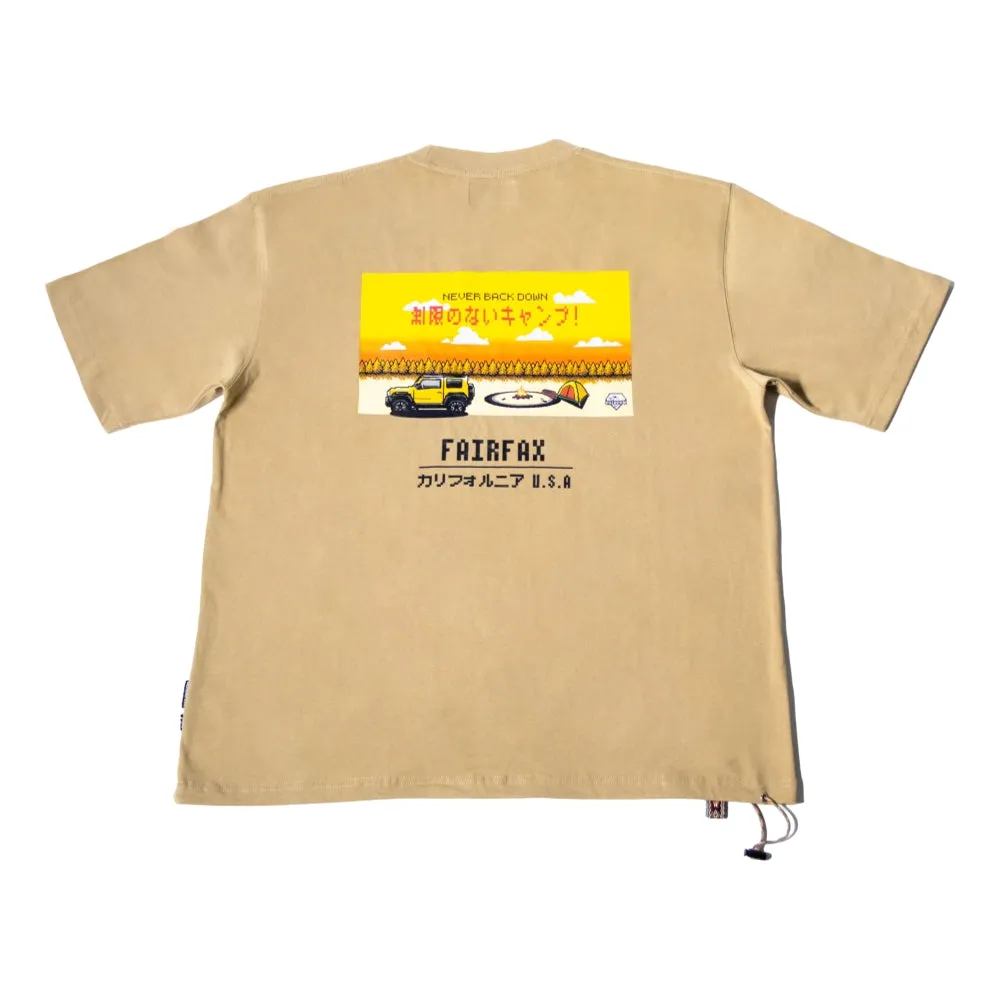 FAIRFAX OUTDOOR PIXEL TEE-KHAKI