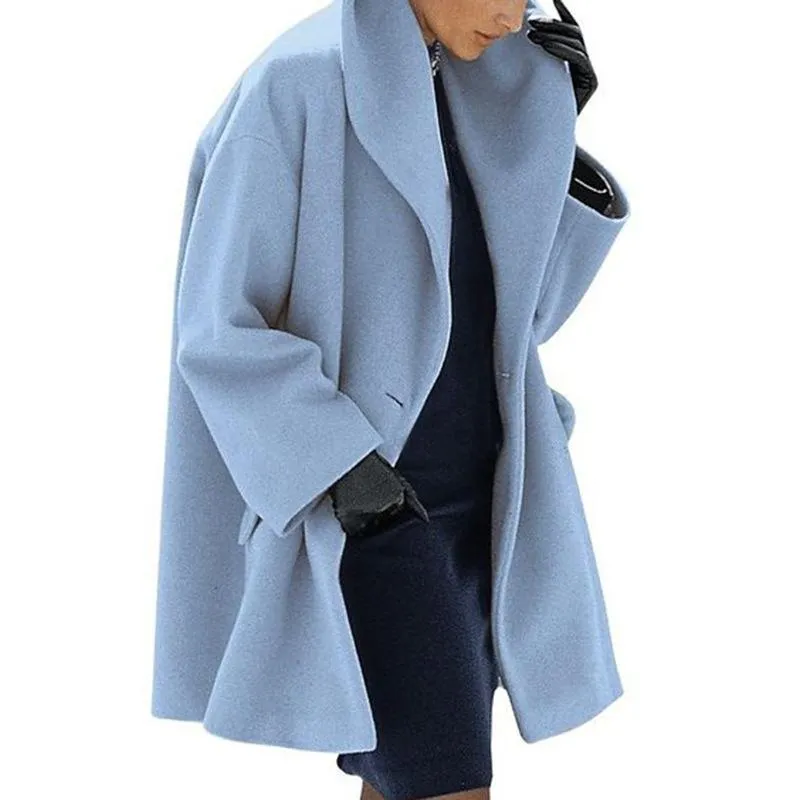 Fashion Women Short Overcoat