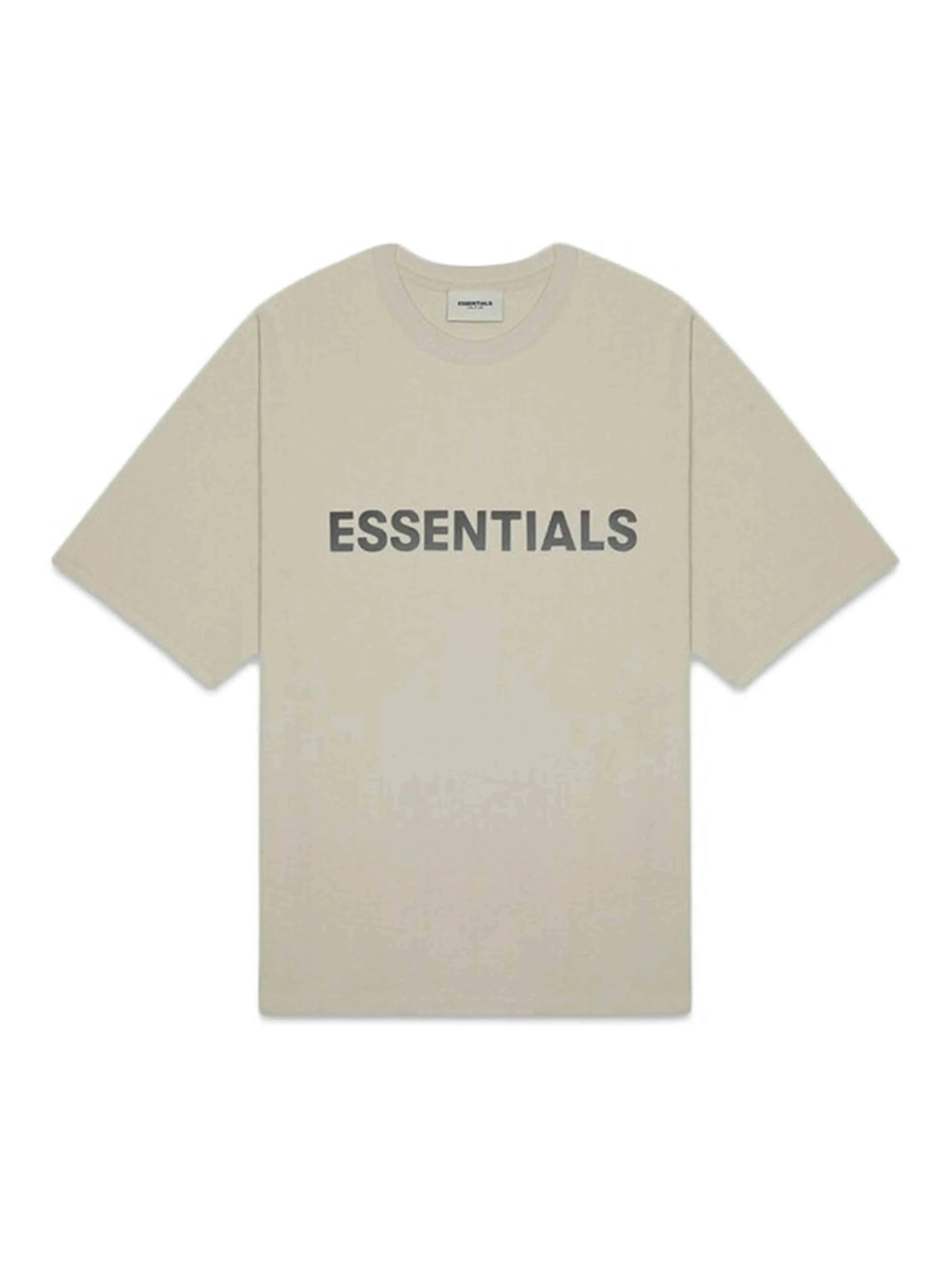 Fear Of God Essentials 3D Silicon Applique Boxy T-Shirt Moss