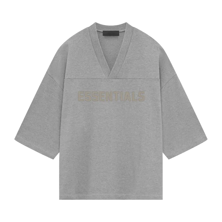 Fear Of God Essentials Fear of God Essentials Football 'Dark Heather Oatmeal' T-Shirt, Gray