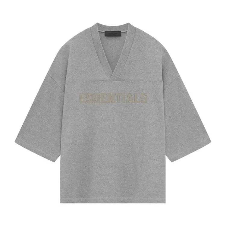 Fear Of God Essentials Fear of God Essentials Football 'Dark Heather Oatmeal' T-Shirt, Gray