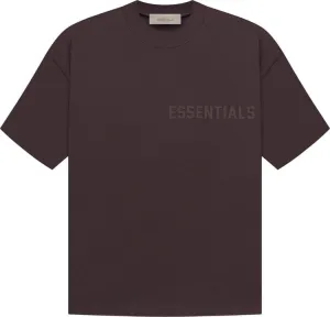 Fear of God Essentials Short-Sleeve Tee 'Plum', Brown