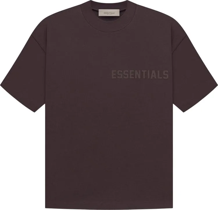 Fear of God Essentials Short-Sleeve Tee 'Plum', Brown