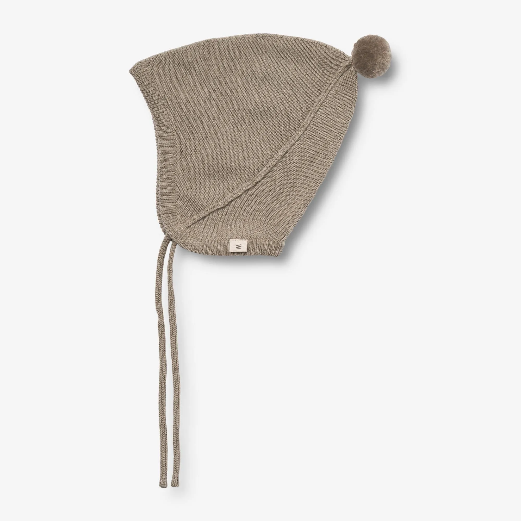 Knit Bonnet Liro | Baby - beige stone