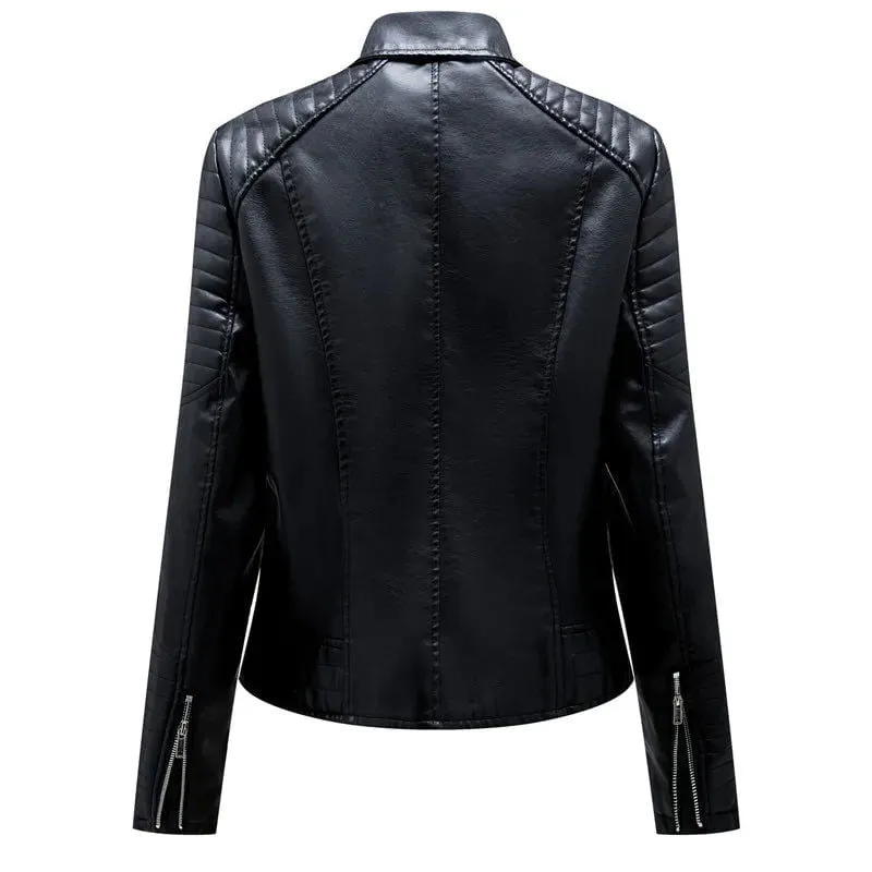 LovelyRLovely Women Faux Leather Jacket