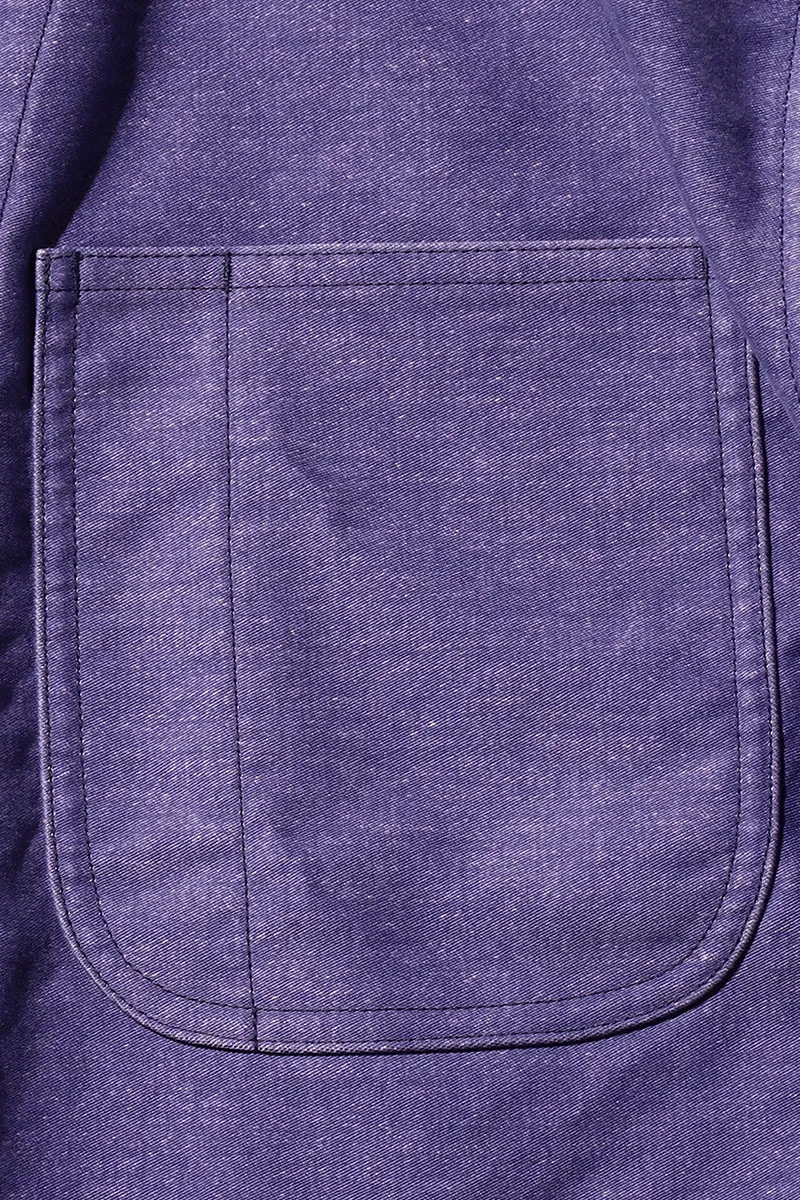 MIL Chore Jacket Heavy Moleskin - Purple