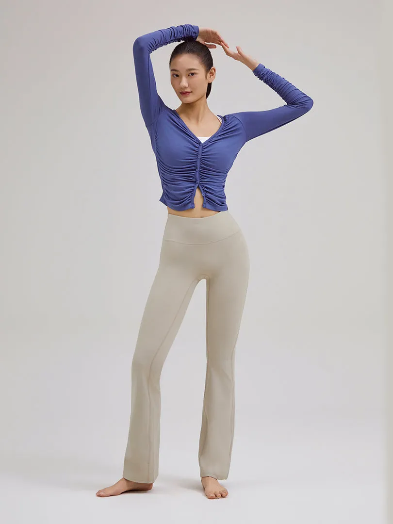 Modal Sustainable Ruched Long Sleeve