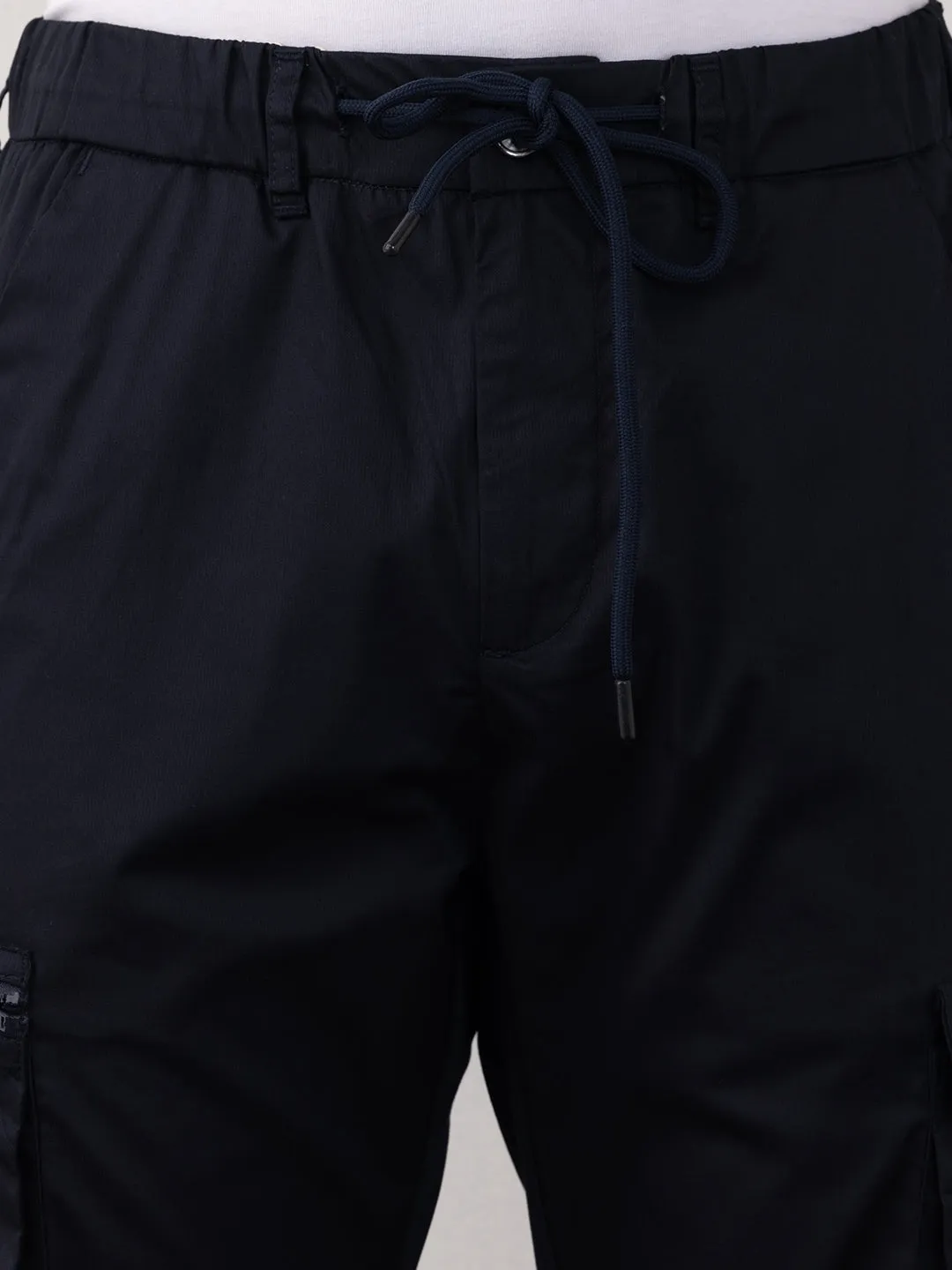 Navy Blue Plain Comfort Pants