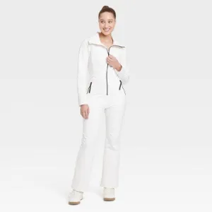 New - Women's Snowsport Jumpsuit - All in Motion Cream XL