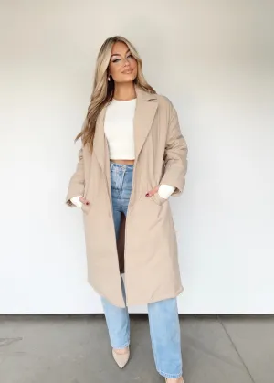 Oversized Puffer Trench Coat