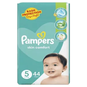 PAMPERS PANTS SKIN COMFORT SIZE 5 - 44 DIAPERS