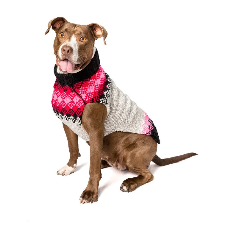 Pink Diamonds Dog Sweater