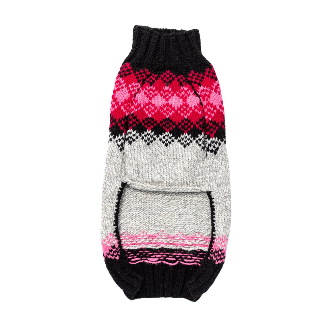 Pink Diamonds Dog Sweater