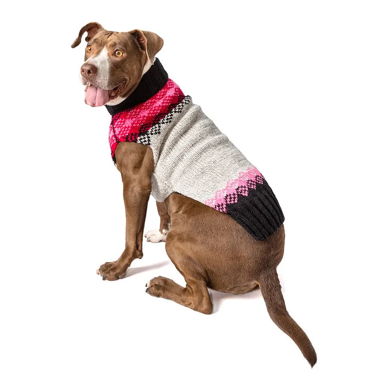 Pink Diamonds Dog Sweater