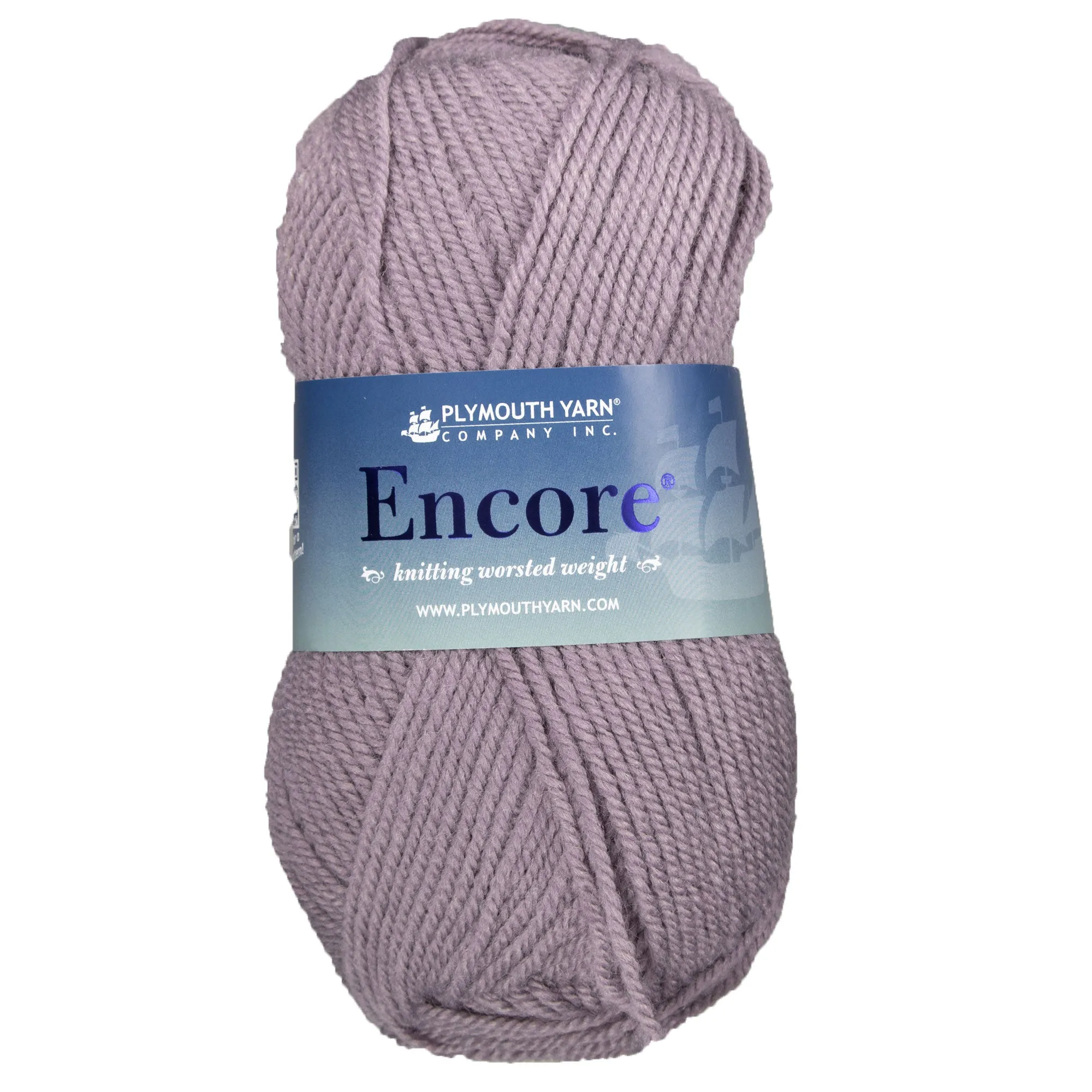 Plymouth Yarn Encore Worsted Yarn - 0702 Purple Dusk