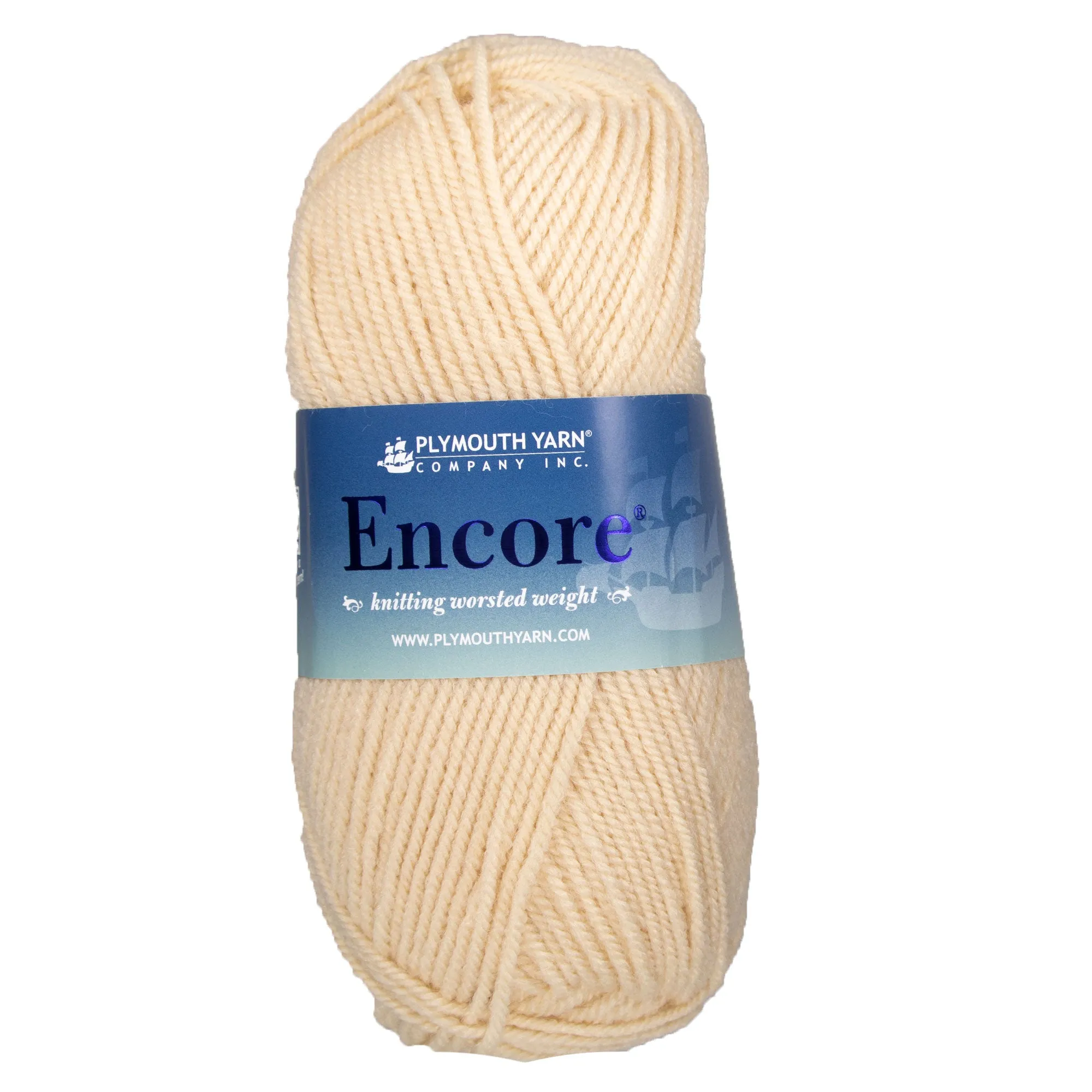 Plymouth Yarn Encore Worsted Yarn - 1202 Sand