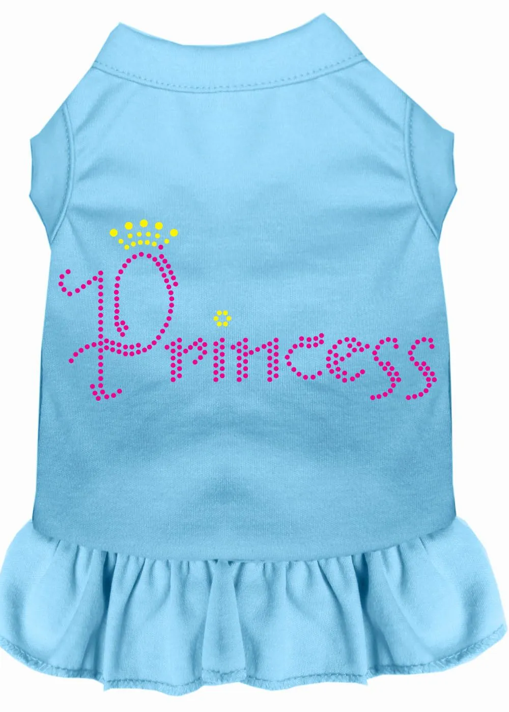 Princess Rhinestone Dress Baby Blue Sm (10)