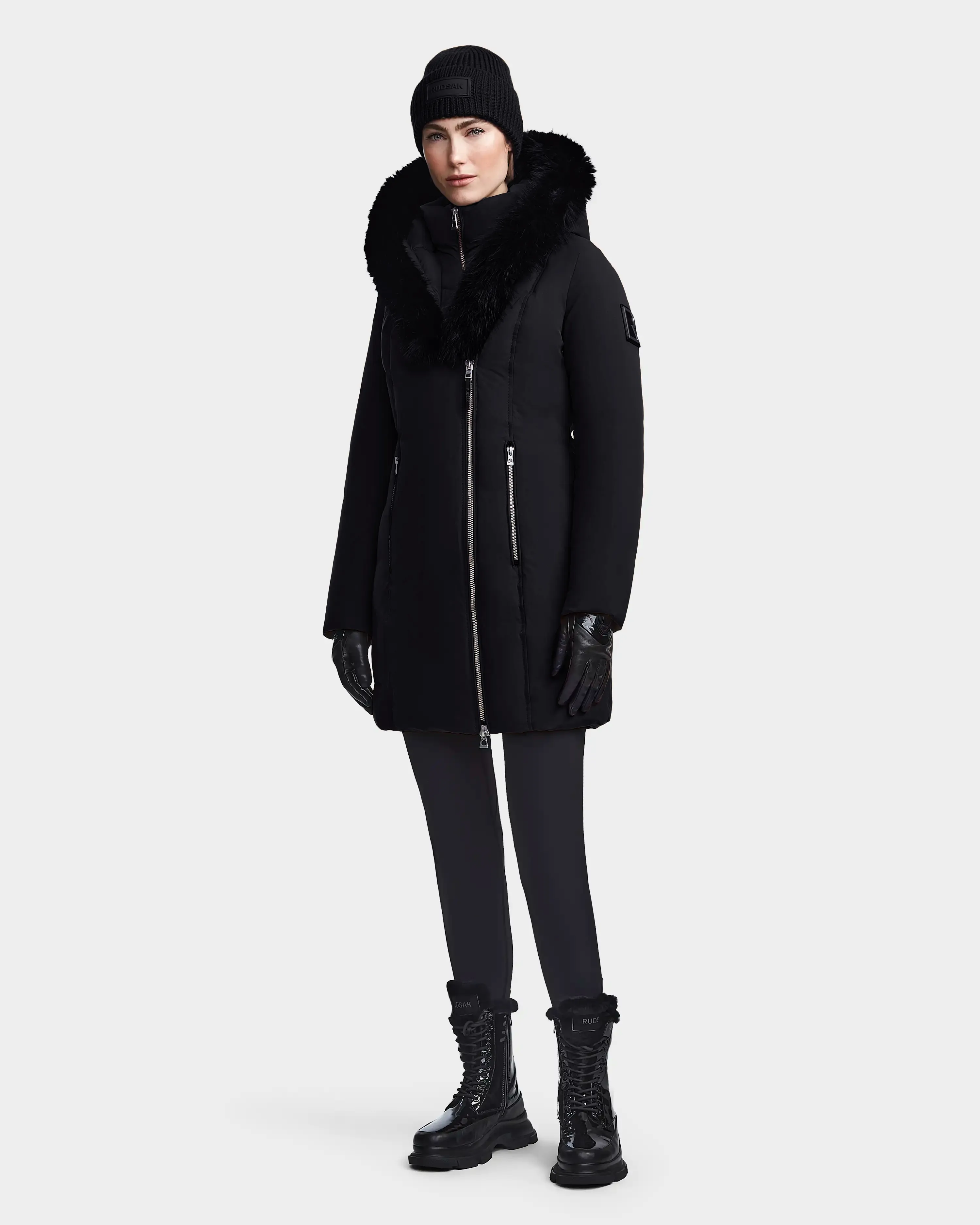 Rudsak Maia M Down Parka Removable Faux Fur