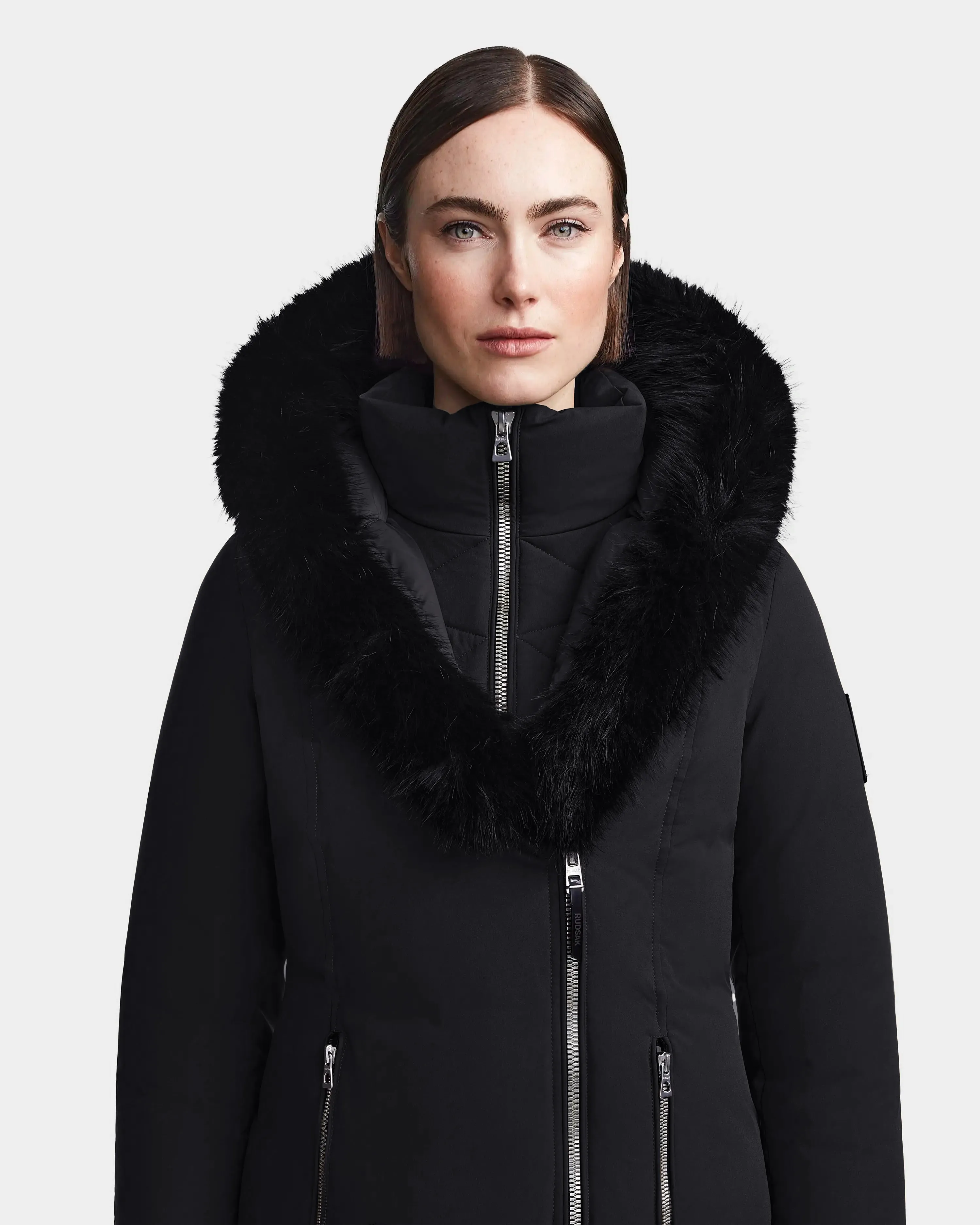 Rudsak Maia M Down Parka Removable Faux Fur