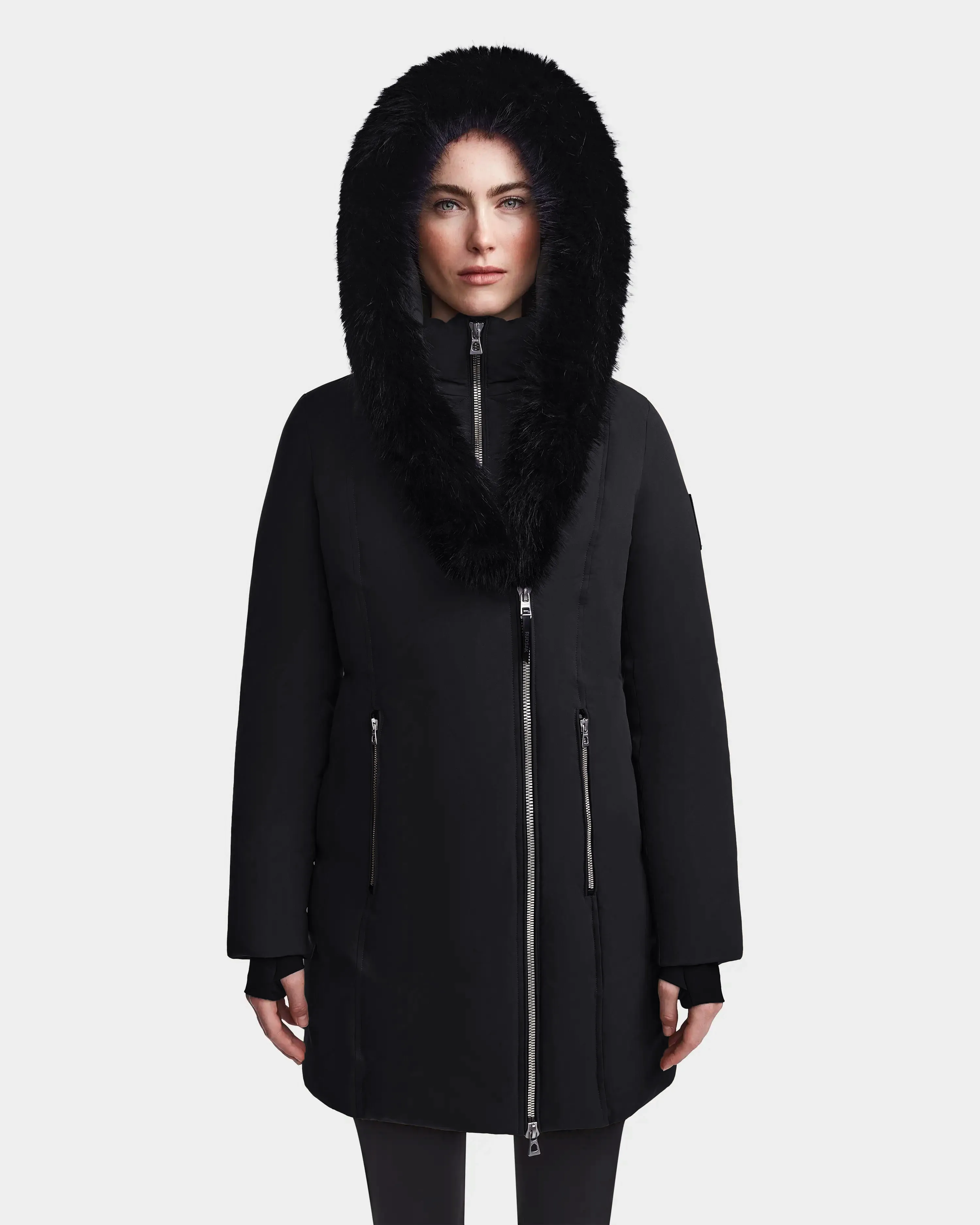 Rudsak Maia M Down Parka Removable Faux Fur