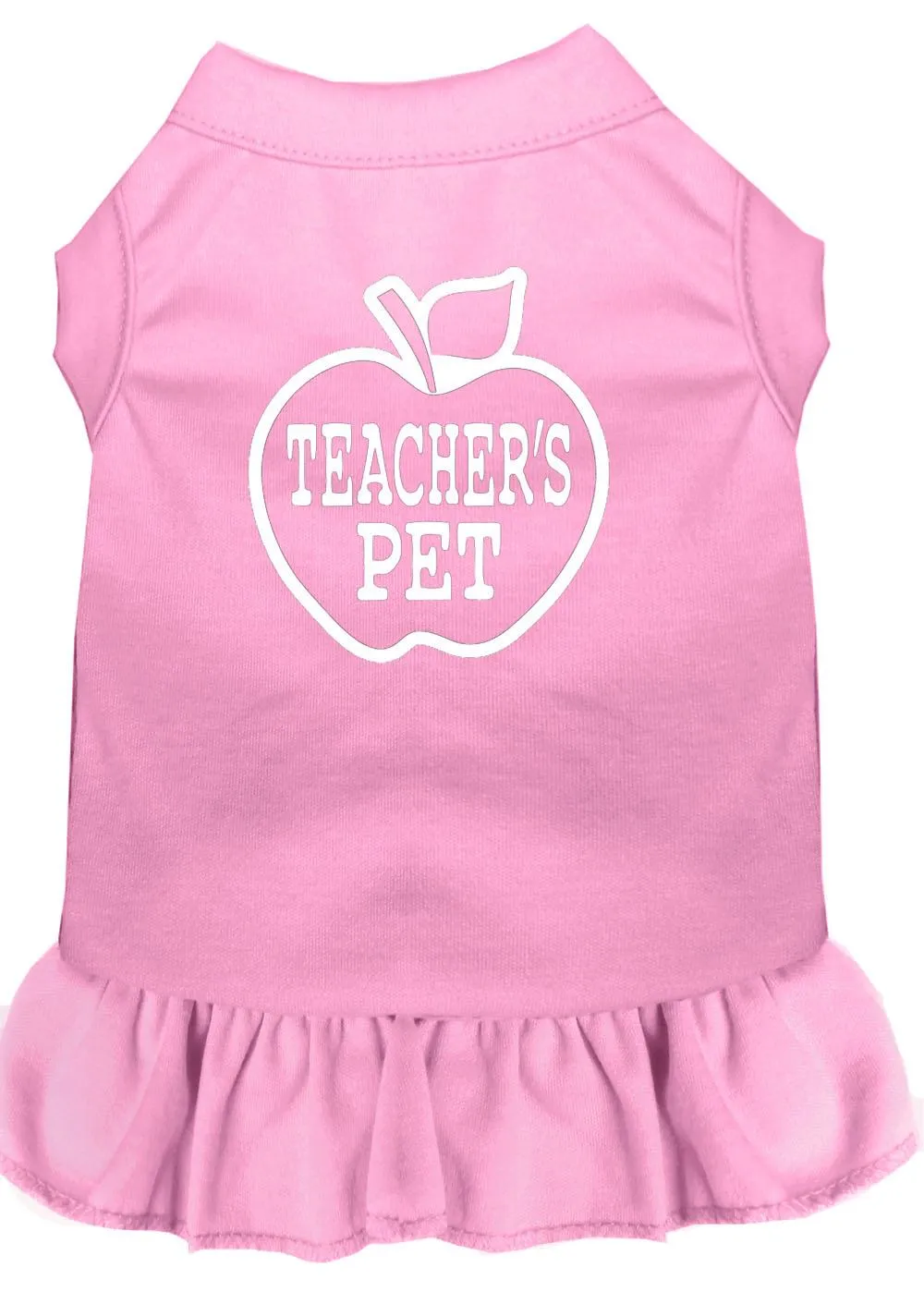 Teachers Pet Screen Print Dress Light Pink Xxxl (20)